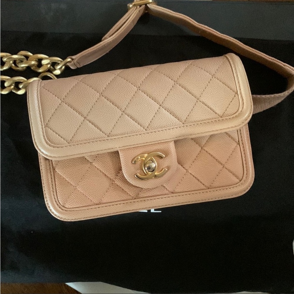 Authentic Chanel Sunset by the Sea Belt bag